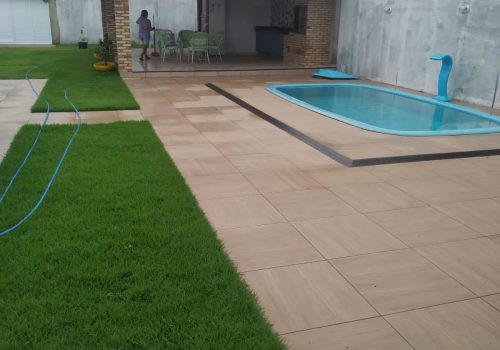 deck e jardim